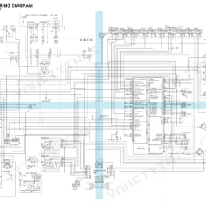 Takeuchi TB285 electrical wiring diagram showing E-ECU, controller, proportional amp, and engine sensors for serial 18500002-185000778.