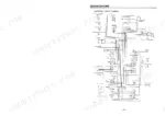 Takeuchi TB45 electrical circuit diagram showing battery, starter motor, alternator, glow plugs, switches, and fuse box wiring.