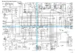 takeuchi-tl10-track-loader-service-manual-cu6e005-wiring-43.webp Takeuchi TL10 electrical schematic diagram showing ECU, Kubota engine sensors, Sauer Danfoss controllers, and cabin harness.