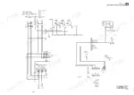 takeuchi-tl220-track-loader-service-manual-cu0e003-wiring-33.webp Takeuchi TL220 electric circuit diagram showing wiper motor, relays, service proportional controller, and work lights wiring.