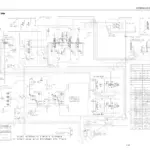 Takeuchi TL250V3800DI-T-E3BG hydraulic circuit diagram showing pumps, motors, control valves, and component parts list.