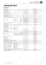 takeuchi-tl8-track-loader-service-manual-cu8e000-specs-15.webp Takeuchi TL8 service manual specification tables for performance, travel speed, and machine dimensions with bucket data.