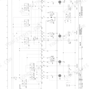 Takeuchi TW60 wiring diagram showing electrical circuit for gear selection, differential lock, and reversing buzzer systems.