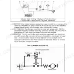 Utilev NB485BPG electrical system diagram, starter wiring schematic, and maintenance procedures for battery and alternator.