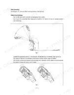 utilev-ut-1-5-we-electric-pallet-truck-operator-manual-76502805-operations-9.webp Utilev UT 1.5 WE operator manual showing fork lowering, pallet truck driving procedures, and tiller handle control diagrams.