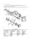 Utilev UT15PFE to UT35PFE Series exploded view diagram of the reduction gearbox and gear box components.