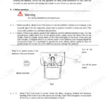 Utilev UT15RS, UT15RSS operation instructions, pre-operation checks, and battery power indicator diagram.