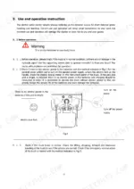 utilev-ut15rs-ut15rss-electric-platform-truck-operator-manual-76507615-operations-16.webp Utilev UT15RS, UT15RSS operation instructions, pre-operation checks, and battery power indicator diagram.