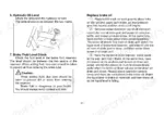 utilev-ut20-ut35-series-internal-combustion-counterbalanced-forklift-truck-operator-manual-76001648-procedures-43.webp Utilev UT20P, UT25P, UT30P, UT35P, UT25C, UT30C hydraulic oil level check diagram and brake fluid replacement procedures.