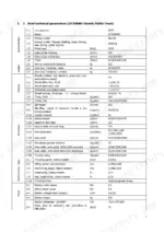 utilev-ut20kwe-pedestrian-pallet-truck-operator-manual-76507616-specs-5.webp Utilev UT20KWE electric pallet truck technical specifications table including dimensions, weights, and performance data.