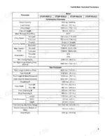 utilev-ut20p-ut35p-series-forklift-truck-service-manual-76007600-specs-9.webp Utilev UT20P, UT25P, UT30P, UT35P technical specifications table for performance and size parameters.