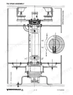 vibromax-752-tandem-drum-roller-service-manual-sm70501-system-diagram-114.webp Vibromax 752 drum assembly exploded view diagram showing GFT17T2 drive, axial end play, and amplitude settings.