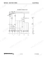 vibromax-752-tandem-drum-roller-service-manual-sm70501-wiring-54.webp Vibromax 752 electrical wiring diagram showing starter and charge circuits with relays, switches, and battery components.