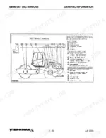 vibromax-vm-106-single-drum-roller-service-manual-sm96106-maintenance-28.webp Vibromax VM 106 maintenance schedule diagram showing daily check points, lubrication, refilling, and filter change locations.