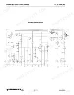 vibromax-vm-106-single-drum-roller-service-manual-sm96106-wiring-48.webp Vibromax VM 106 electrical service manual page showing the starter and charge circuit wiring diagram with relays and fuses.
