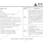 Xinchai 4D27G31...4D35T31/502 maintenance manual page showing daily and grade 1 maintenance schedule table and required tools list.